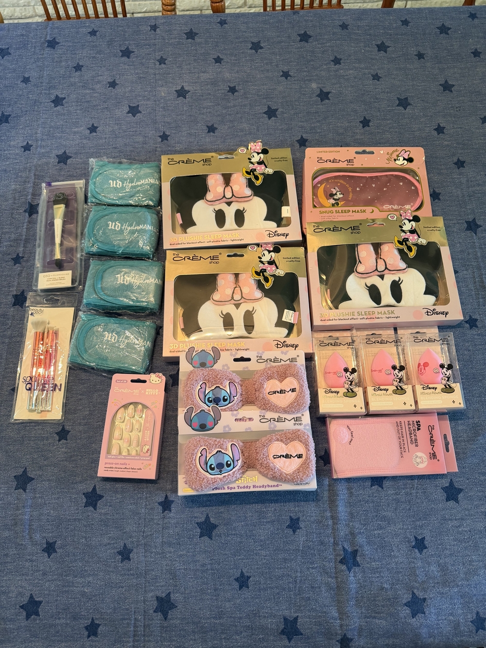 Disney by Crème Sleep Masks And Misc. Spa Bundle